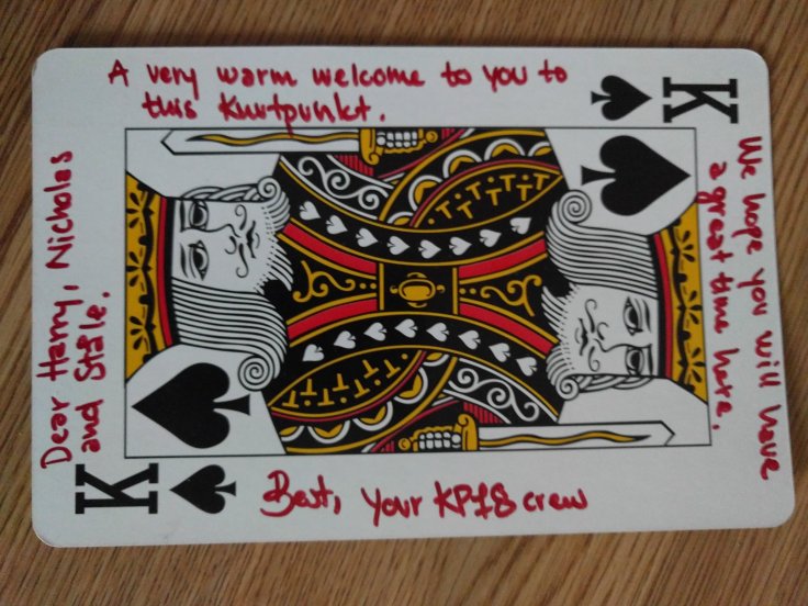 Just lean to the left.