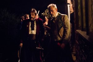 Two characters at a Strange LRP event. Heaven knows what they are discussing.