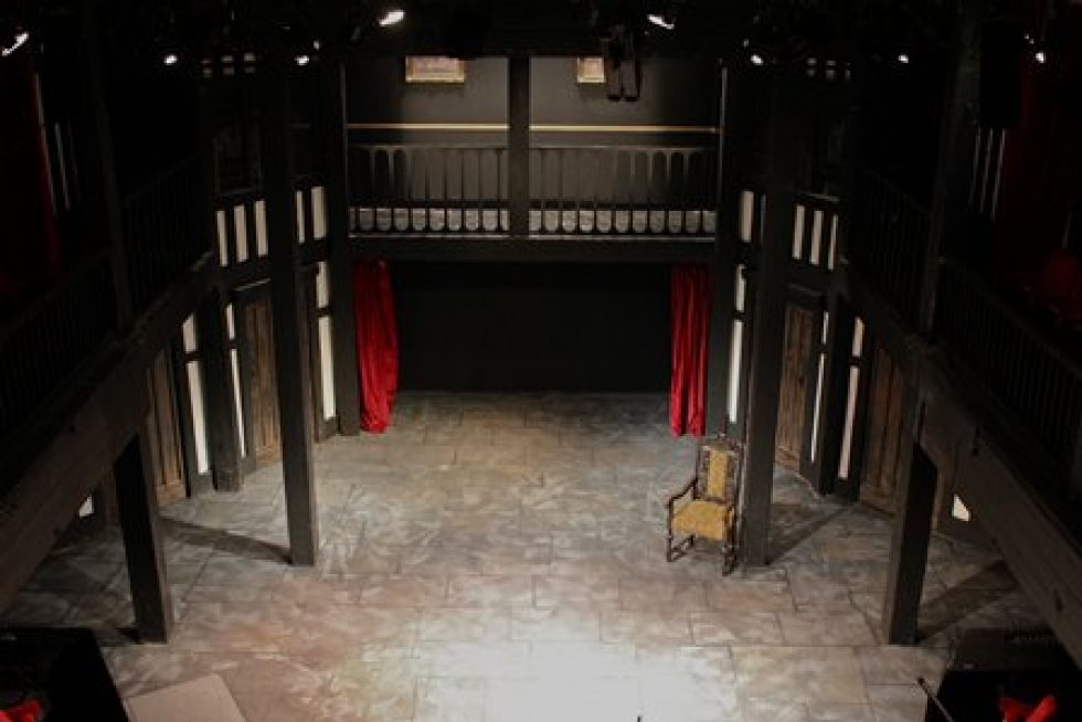 A picture of the Maddermarket stage - that's where you'll be performing.